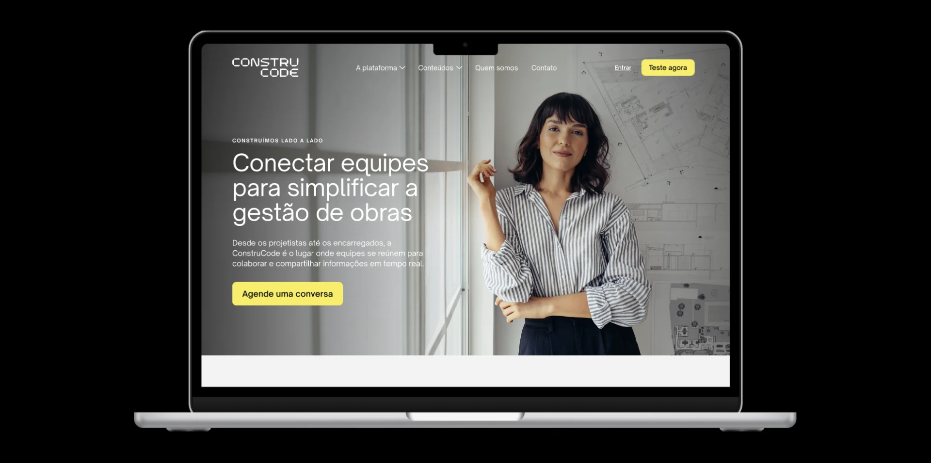 ConstruCode - capa da listagem de projetos