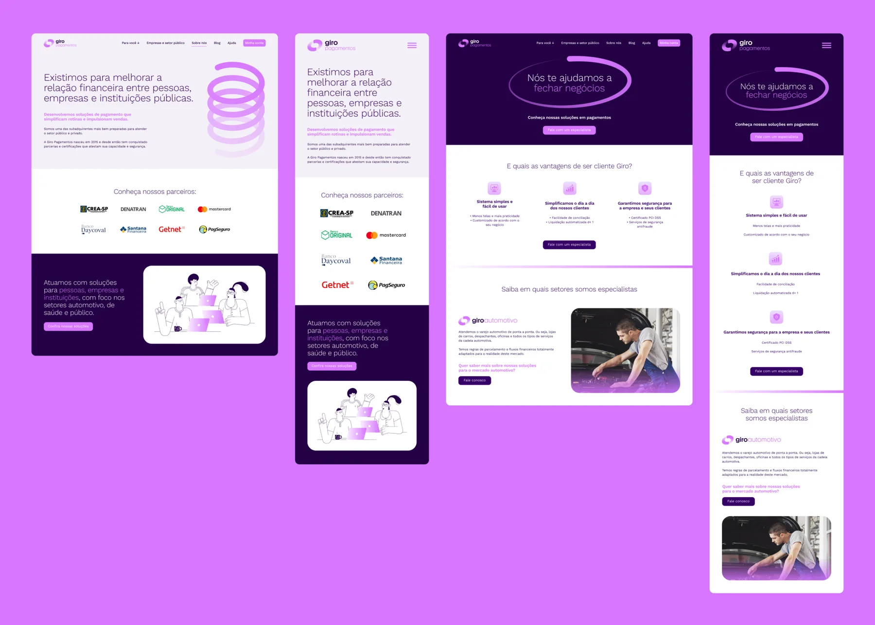 Giro Pagamentos - projeto trasso.design