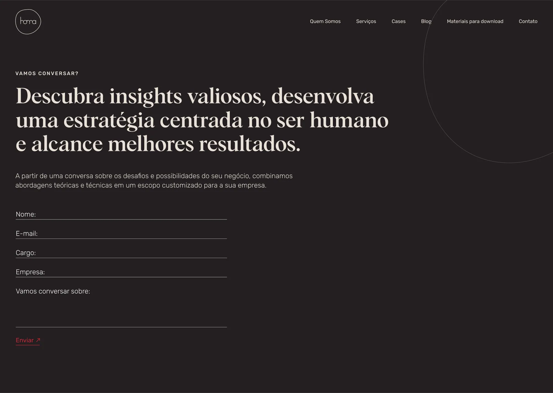 Homa (2024) - projeto trasso.design