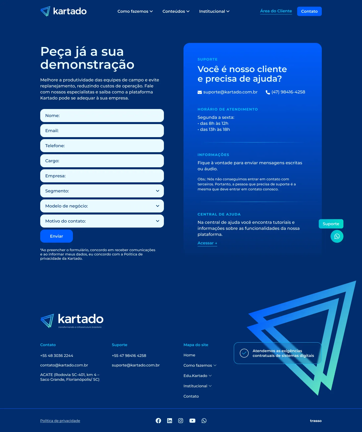 Kartado - projeto trasso.design