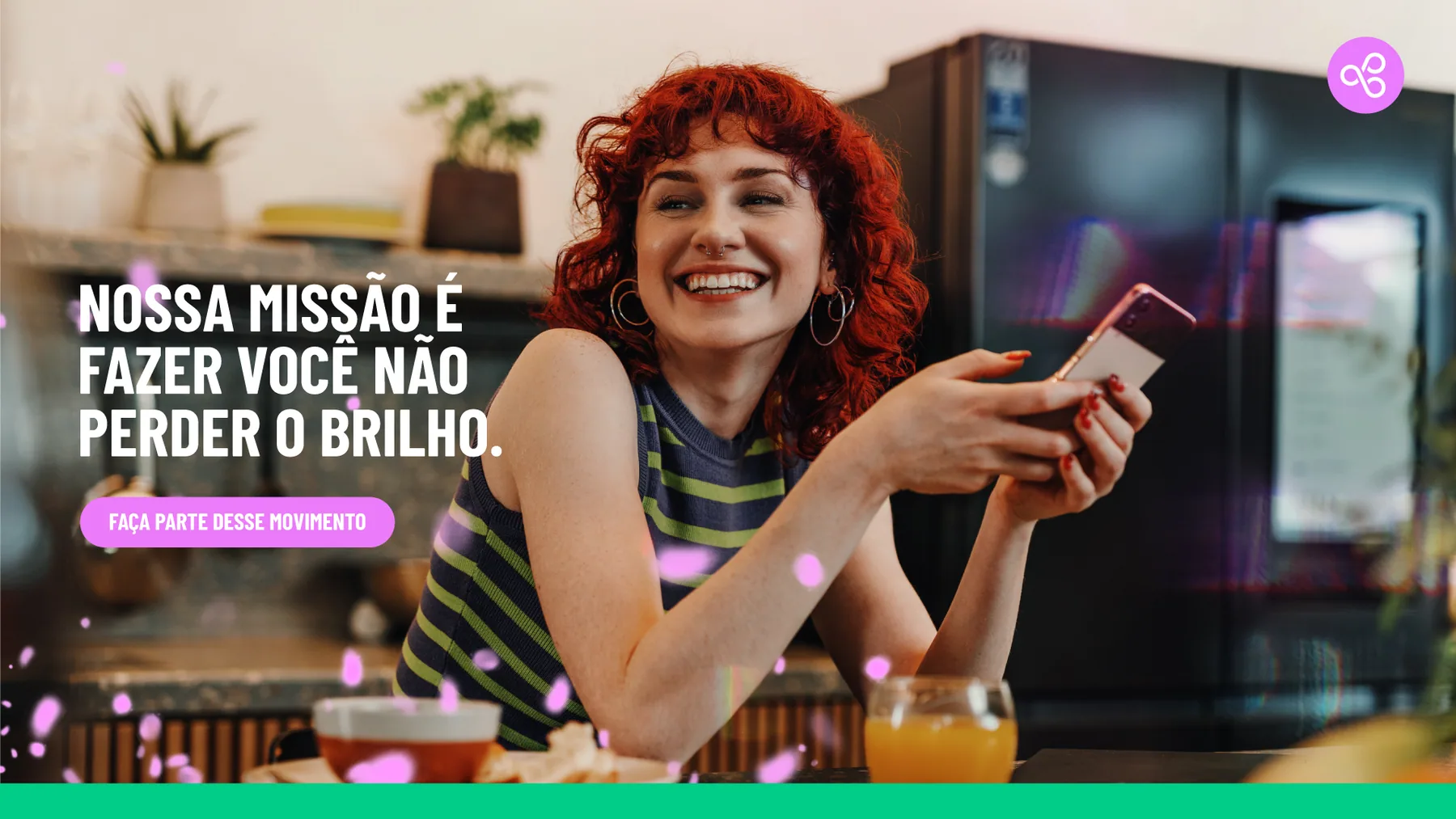 Laço Rosa - projeto trasso.design