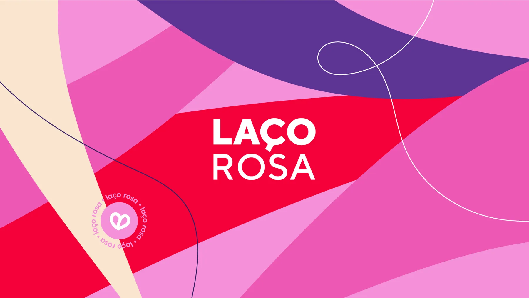 Laço Rosa - projeto trasso.design