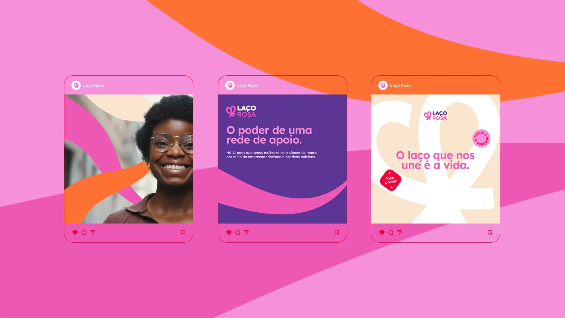 Laço Rosa - projeto trasso.design