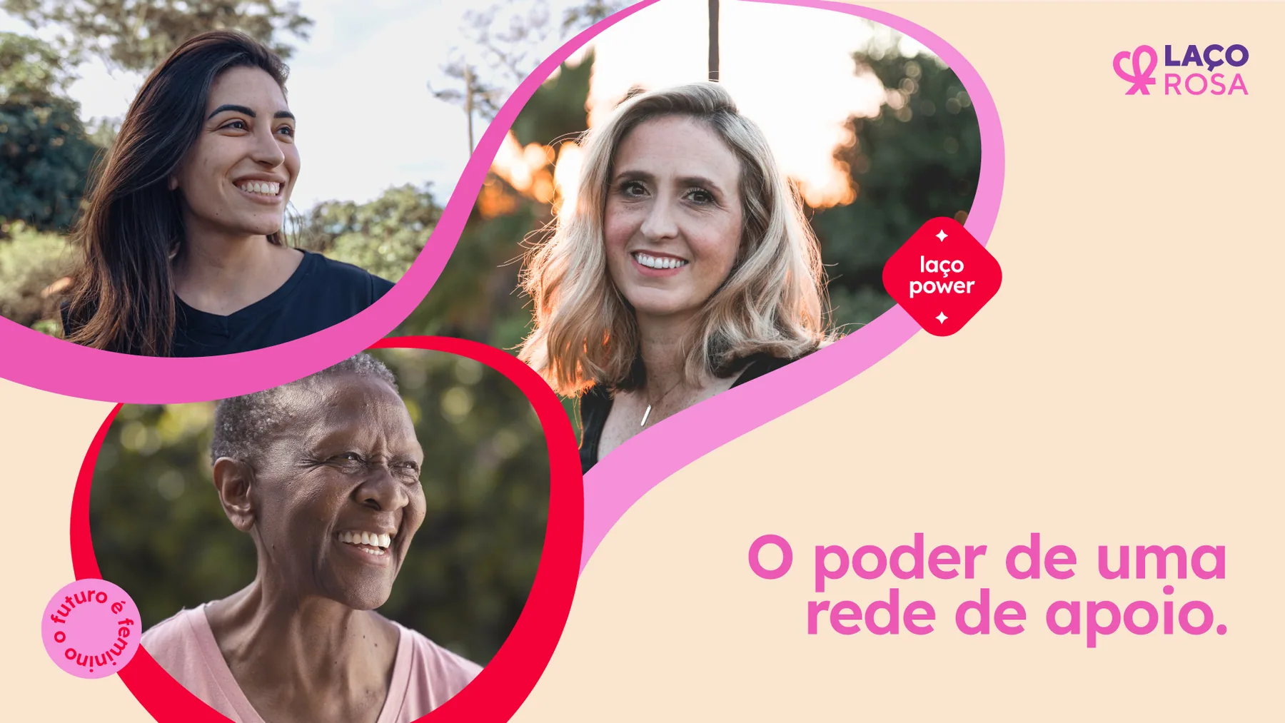 Laço Rosa - projeto trasso.design