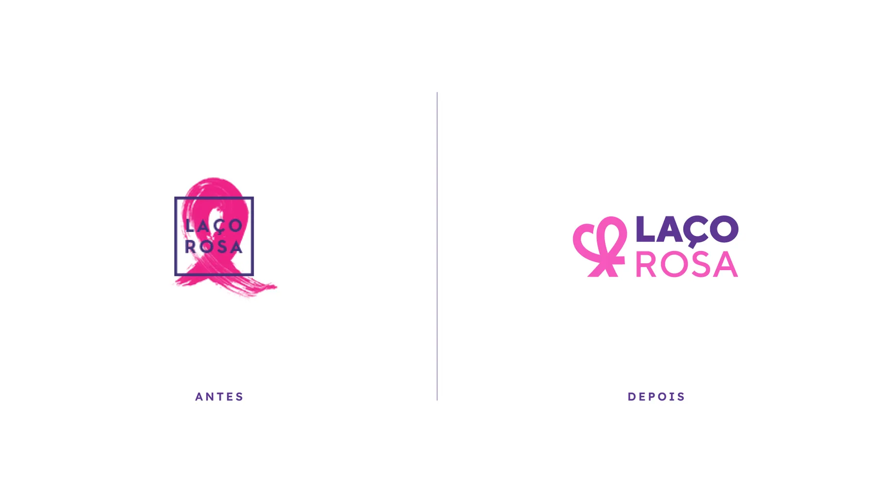 Laço Rosa - projeto trasso.design