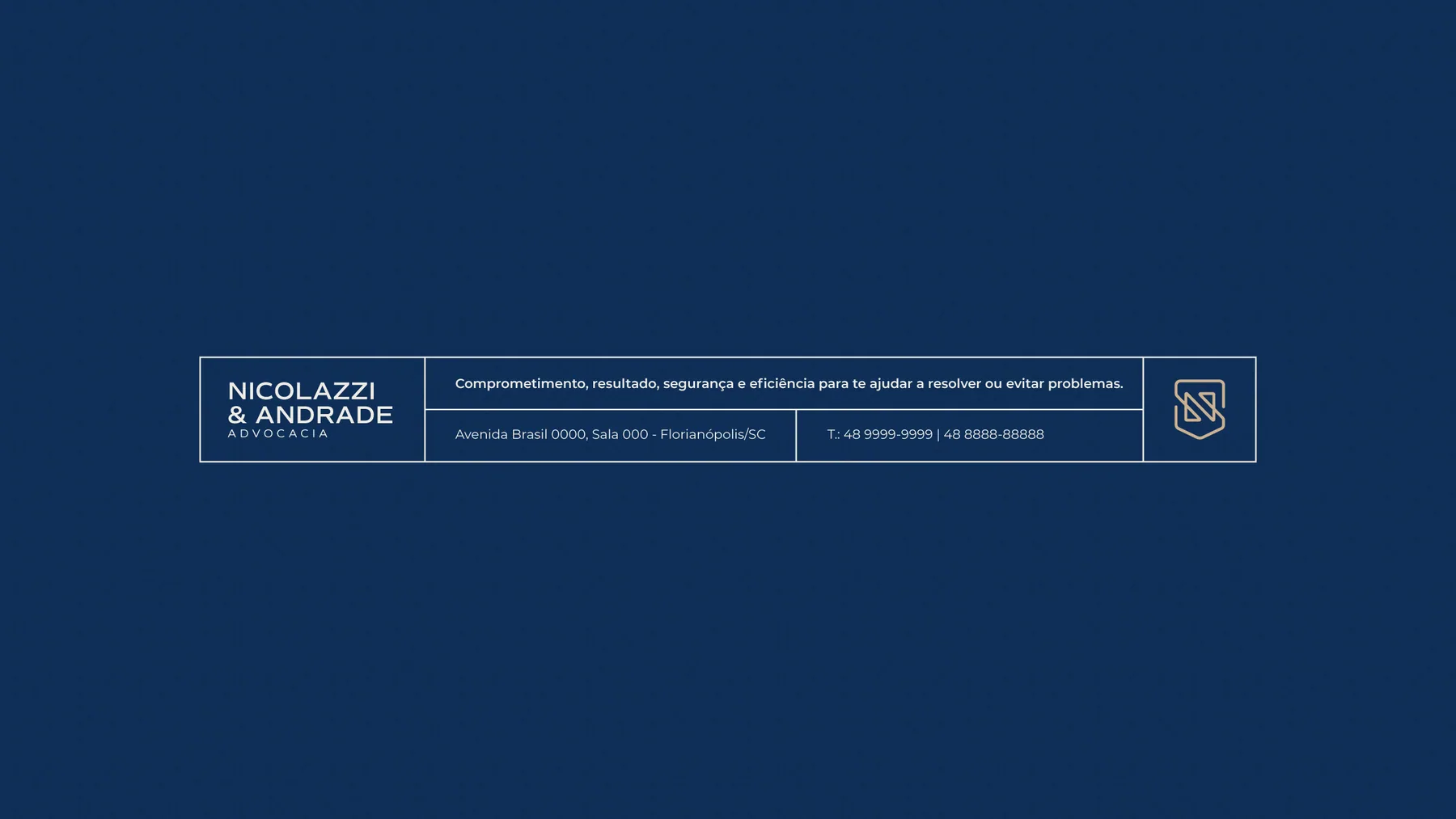 Nicolazzi e Andrade Advogados - projeto trasso.design