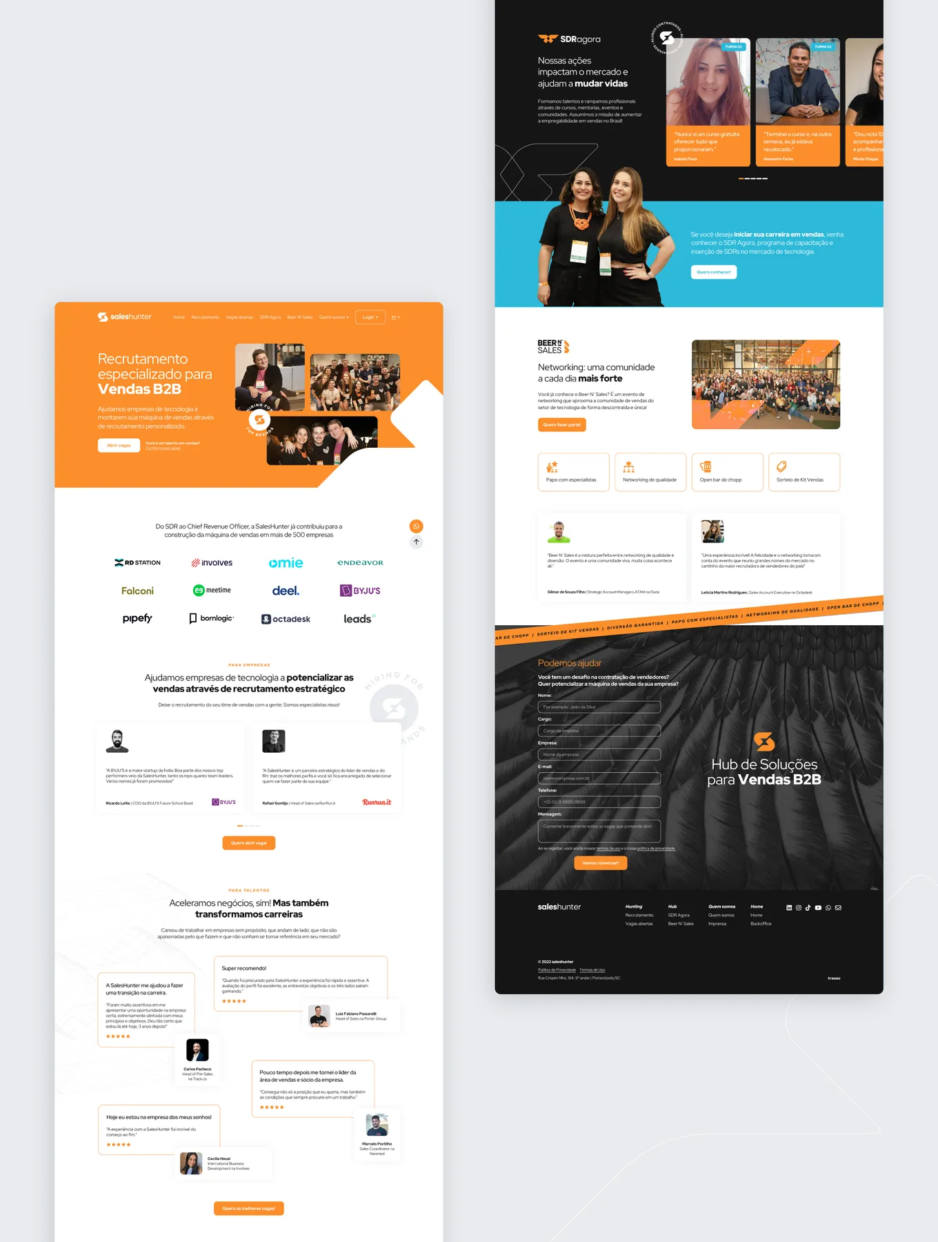 SalesHunter - projeto trasso.design