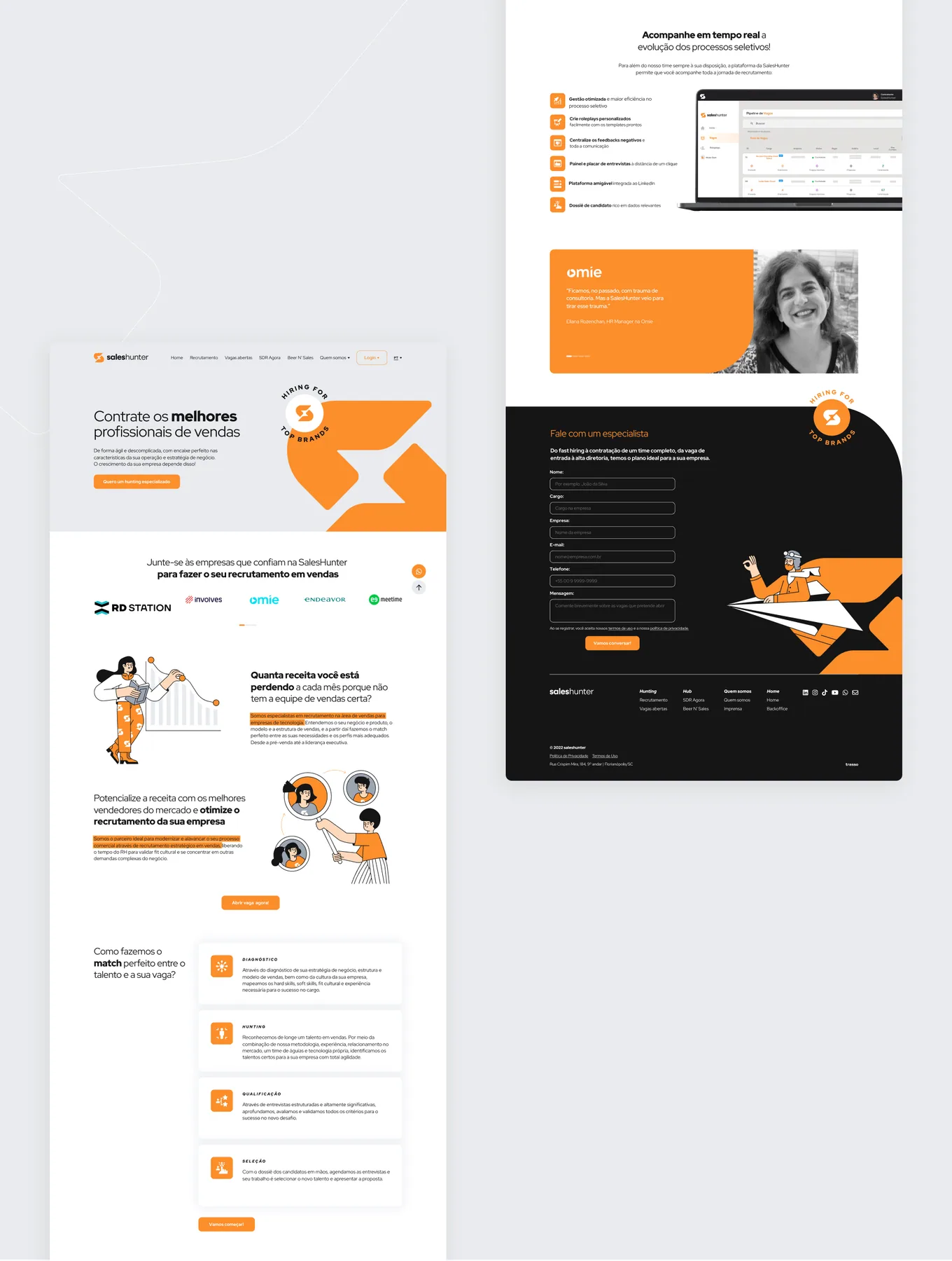 SalesHunter - projeto trasso.design
